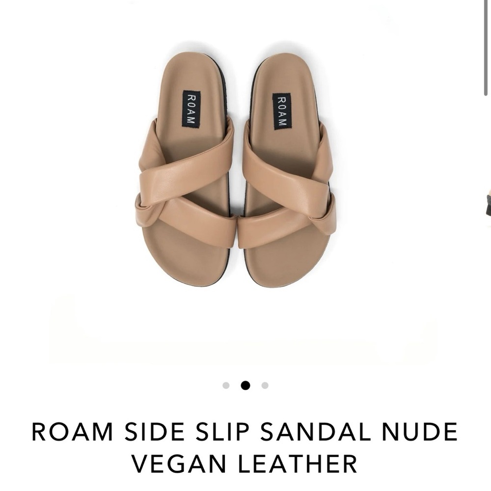ROAM Side Slip Sandals / Nude / Sz 9